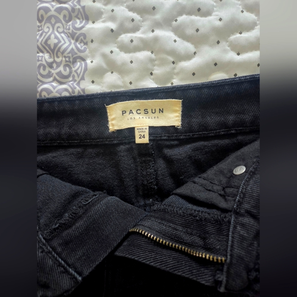 PacSun Midnight Black Shorts Jeans